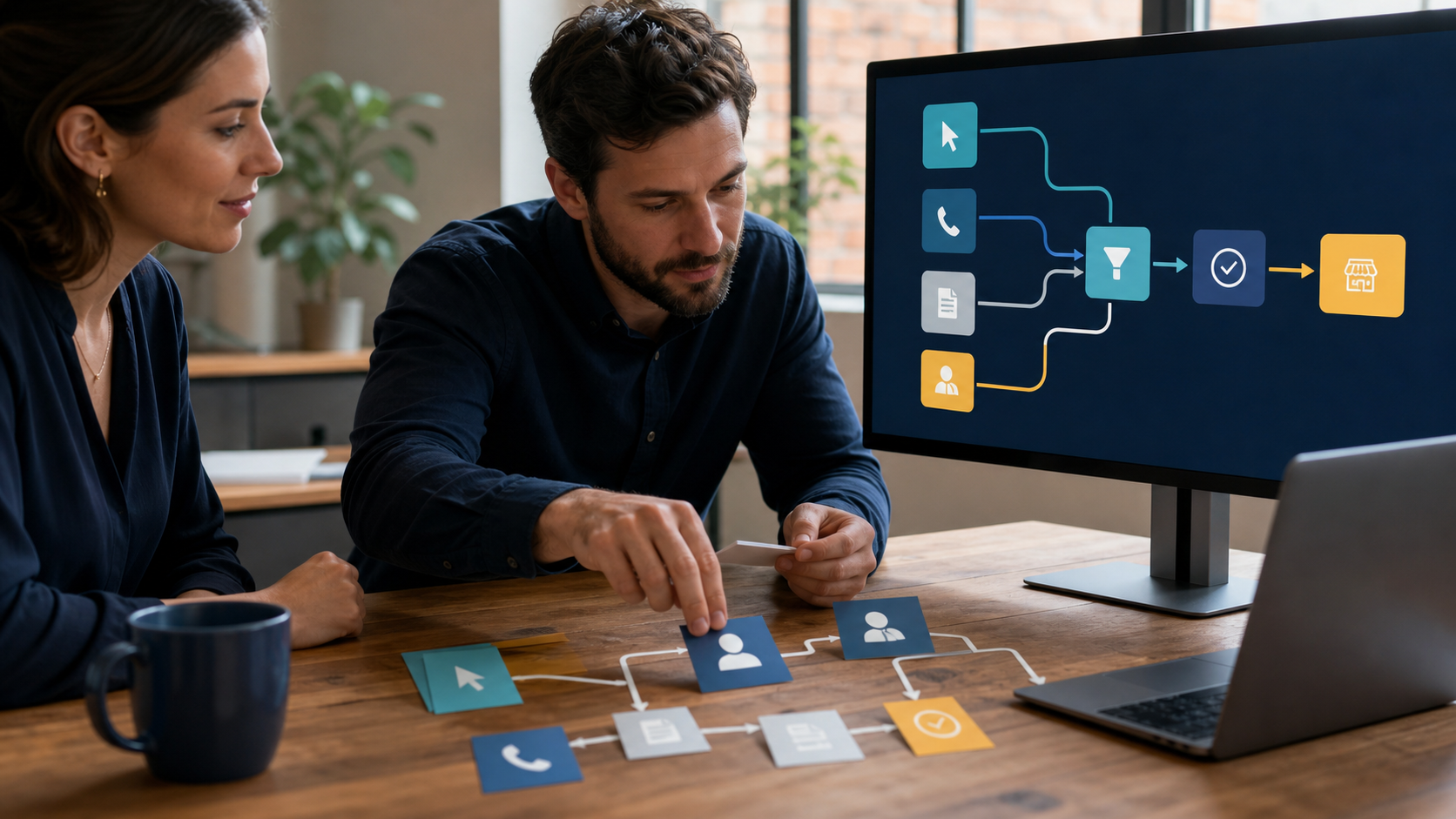 Marketing attribution for small businesses mapped from clicks and calls to qualified outcomes