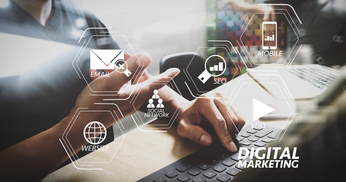 Digital marketing services including SEO, website design, email campaigns, mobile optimization, and social media – Las Vegas and Kansas City agencies